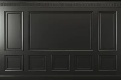 Modern Black Wardrobe — image 1