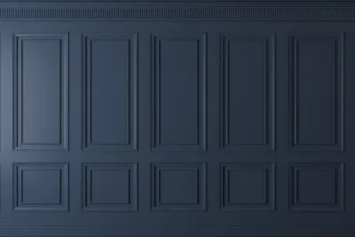 Navy Panelled Wardrobe — image 1